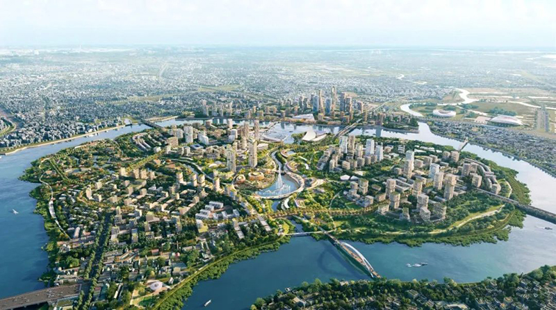 SOM贏得越南平貴-清多（Binh Quoi - Thanh Da)半島國際規(guī)劃和建筑設(shè)計(jì)競(jìng)賽第一名